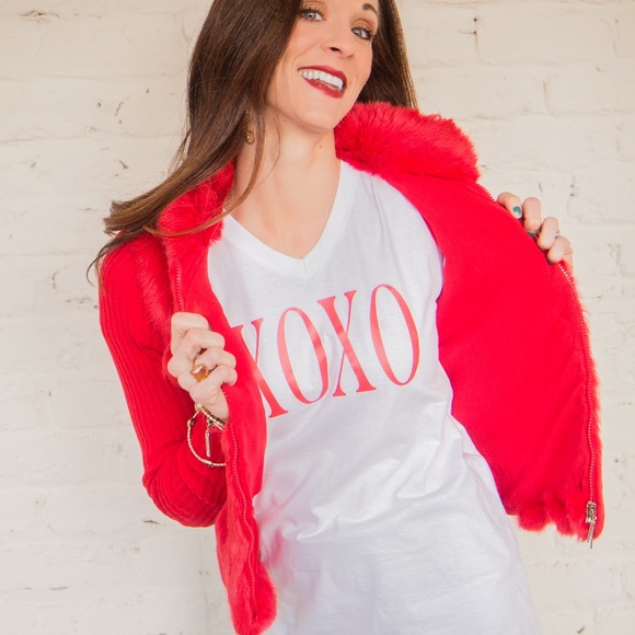 Red XOXO TShirts - Picture 3 of 8